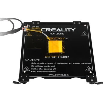 CREALITY 3D CR-200B Комплект для горячей Кровати В Сборе, Сменный Размер тепловой кровати 290*290*3 мм Для принтера CR-200B