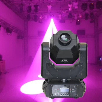 DMX512 control Mini Spot 60W LED Moving Head DJ Lights С пластиной Gobo и цветной Пластиной Высокой Яркости Led Moving Head Lighting