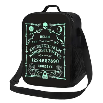 Спиритическая доска для спиритических сеансов, Колдовская изолированная сумка для ланча для женщин, Оккультный термохолодильник на Хэллоуин, ланч-бокс для школьников