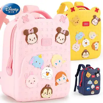 Детский школьный рюкзак Disney для детского сада, 3-летний школьный рюкзак для 5 классов, милый мультяшный легкий водонепроницаемый рюкзак для дошкольного образования