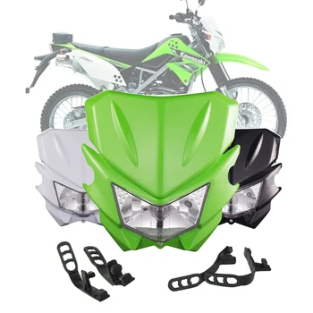 Модификация мотоцикла Фары Для KAWASAKI KLX 110 125 150 230 250 300 450R CRF WRF MX Enduro Внедорожный Велосипед