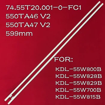 Светодиодная лента подсветки для KDL-55W800B KDL-55W828B KDL-55W829B KDL-55W700B KDL-55W815B T550HVF05 74.55T20.001-0-FC1 550TA46 550TA47