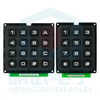 Однокристальная клавиатура Ключевая матрица 4 *3 4X4 16-клавишный Промышленный клавиатурный модуль сканирования строк и столбцов