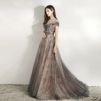 Модное новое банкетное элегантное вечернее платье с кружевными аппликациями, без рукавов, длиной до пола, длинное вечернее платье Vestidos