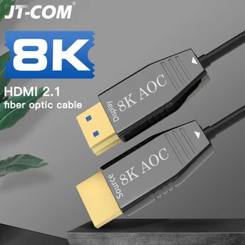 Кабель 8K 2,1 120 Гц 48 Гб оптоволоконный HDMI-совместимый кабель 2,1 2,0 со сверхвысокой скоростью HDR eARC для проектора HD TV Box PS4