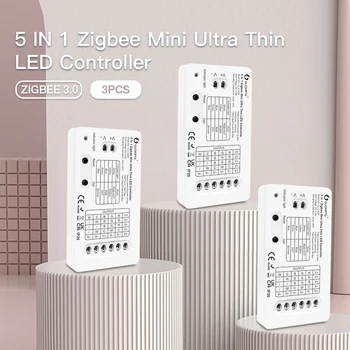Zigbee 3,0 Gledopto Pro RGBCCT 5 в 1 Мини светодиодный Контроллер полосы Света Подходит Для Внутреннего Настенного Освещения Кухни Телевизора