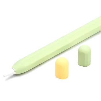 Для ручки 2-го поколения, рукав для стилуса, двойной силиконовый защитный рукав в тон цвету, зеленый