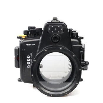 Корпус подводной камеры Seafrogs 40M Камера для подводного плавания с аквалангом Водонепроницаемый чехол для объективов Nikon D500 105 мм