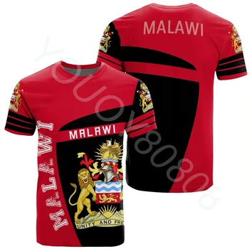 Летняя Мужская одежда в африканской зоне, футболка с принтом Малави в этническом племенном стиле, Спортивная Повседневная одежда премиум-класса, топы свободного кроя
