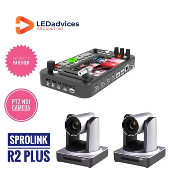 SPROLINK NeoLIVE R2 Plus Видеомикшер Многофункциональный Для прямой трансляции PTZ NDI Камера 12X 20X Конференц-камера Видео SDI HDMI 1080