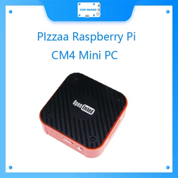 Мини-ПК Pizza Raspberry Pi CM4 с 4 ГБ оперативной памяти, 32 ГБ eMMC и Wi-Fi 2,4/5 ГГц