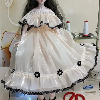 кукольная одежда 60 см, платье для 1/3 куклы, принцесса-фея ручной работы, игрушки для девочек 