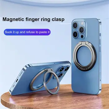 Магнитный держатель кольца для мобильного телефона, совместимый с iPhone 12 13 14 серии MagSafe, съемный сотовый телефон, ультратонкая металлическая кольцевая пряжка
