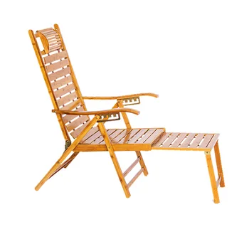 Кресло-качалка с откидной спинкой, свободное крепление, Складная Удобная ножка, материал из бамбука и ротанга Для хранения Не занимает места