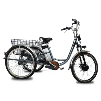 Электрический трехколесный велосипед для прогулок, Пригородный Аккумуляторный мотоцикл с противоскользящей педалью, многофункциональный руль