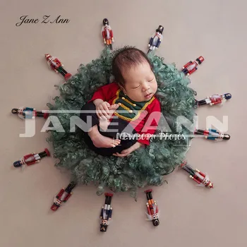 Джейн Зи Энн, реквизит для фотосессии новорожденных, британский европейский американский стиль, ретро-костюм солдата-Щелкунчика, тематический костюм для фотосъемки