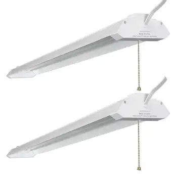 Алюминиевый светодиодный светильник Lumen 4 фута Магазинный светильник (2 упаковки)