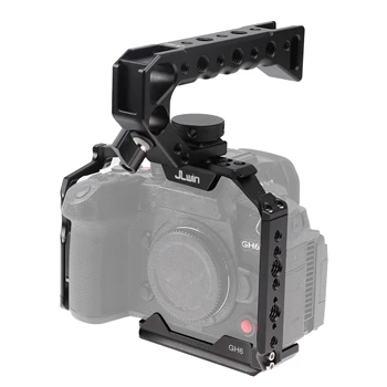 Алюминиевая клетка для зеркальной фотокамеры FOTGA с набором ручек для поддержки Panasonic Lumix GH6