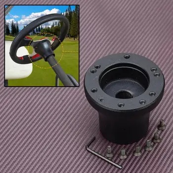 Черный адаптер ступицы рулевого колеса тележки для гольфа Подходит для клубного автомобиля DS