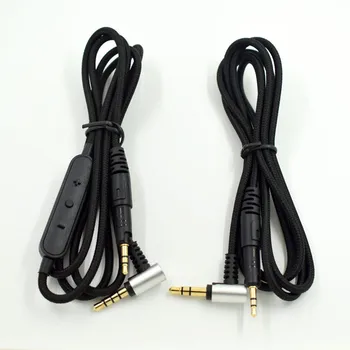 Сменный Аудиокабель Кабель для наушников с плетеным управлением для наушников Audio-Technica ATH-M50X M40X 7.5