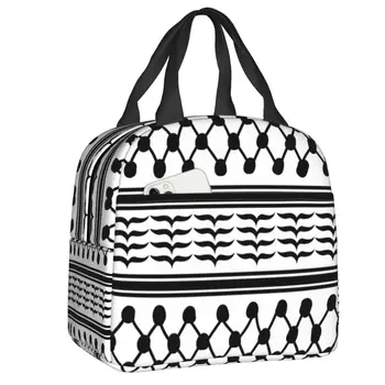 Палестинская изолированная сумка для ланча с палестинской вышивкой, портативный термоохладитель, школьный бокс для Бенто