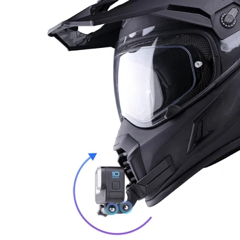 Новое крепление для подбородка мотоциклетного шлема для спортивных камер 11/10 и других спортивных камер