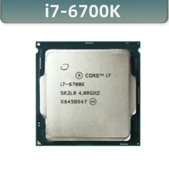 Процессор Cpu SR2BR Core I7-6700k I7 6700k LGA 1151 8 МБ Кэш-памяти 4,0 ГГц Четырехъядерный Оригинальный процессор 14 Нанометров 4,0 ГГц Настольный LGA1151