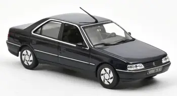 405 SRi 1991 Темно-синий, NOREV474513, Масштаб: 1/43, Коллекция моделей автомобилей NOREV, изготовленных под давлением, Ограниченная серия игрушечных автомобилей для хобби