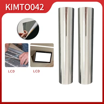 KIMT0042 Ультратонкая серебряная светоотражающая пленка с высокой отражающей способностью, светодиодная световодная пленка для лампы, ЖК-экран 21 *29,7 см, настраиваемая