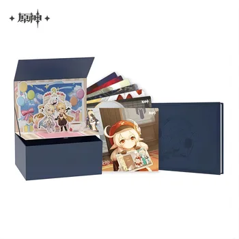 miHoYo Game Genshin Impact Официальная коллекционная карта Подарочная коробка Реквизит Игрушка Аниме Милый Косплей C