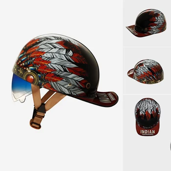Стильные мотоциклетные шлемы для удобных и модных бейсболок, женские и мужские обновите свою езду, крутые шлемы, мото аксессуары