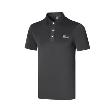 Летние рубашки для гольфа для мужчин, спортивная повседневная футболка с коротким рукавом, быстросохнущая тонкая рубашка поло для мужчин, для мужского гольфа