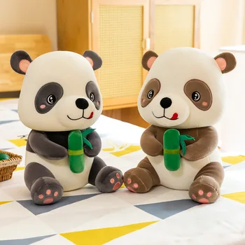 Креативная кукла-панда, имитирующая бамбуковую Гигантскую Панду, Детская плюшевая игрушка-подушка, подарок на День Рождения