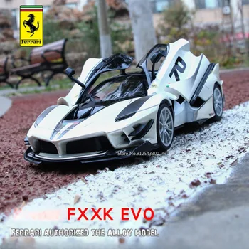 Масштаб 1/18 Ferrari FXXK EVO Большая Игрушечная Модель Автомобиля Allloy, Отлитая под давлением Статическая Модель Сакле, Коллекция Сувенирных Моделей Автомобилей, Игрушка Для Мальчиков Мечта