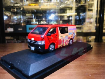 Модель 1 1: 43 Hiace Tokyo без антенны, литая под давлением модель автомобиля, коллекция игрушек для хобби, ограниченная серия