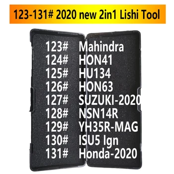 123-131# 2020 новый инструмент Lishi 2в1 HU134 HON63 HON41 YH35R-MAG NSN14R ISU5 Ign для Mahindra suzuki 2020 SUZUKI-2020 Honda-2020