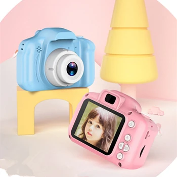Детские Камеральные Игрушки, Мини-Цифровая Камера, Игрушки для Детей, 2-Дюймовый HD-экран, Заряжаемый Реквизит Для Фотосъемки, Милый Детский Подарок На День Рождения