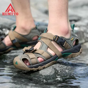 HUMTTO, летняя походная обувь для мужчин, уличные дышащие сандалии, женская походная горная обувь, нескользящие мужские пляжные водные кроссовки
