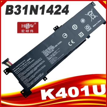 Новый B31N1424 11,4 V 48Wh Аккумулятор Для Ноутбука ASUS A400U A401L K401L K401U B5010 500 200 K401LB5010 K401LB5500 K401LB5200