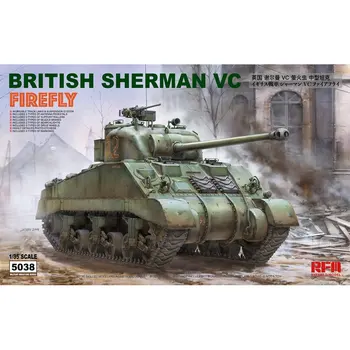 Модель ржаного поля RFM RM-5038 1/35 British Sherman VC Firefly с работоспособными звеньями гусеницы -Комплект масштабной модели