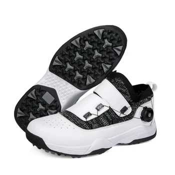 Новая мужская водонепроницаемая обувь для гольфа, Удобная спортивная обувь для тренировок по гольфу на открытом воздухе, обувь для тренера 36-46