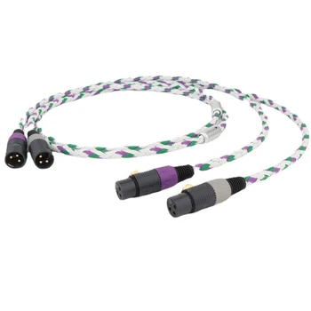 Пара Высококачественных XLO Reference 3 R3-2 Балансных XLR-кабеля Hi-Fi XLR 3-контактный Аудио-соединительный кабель 2 XLR-штекера к 2 XLR-штекерам