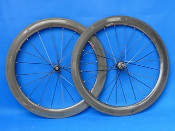 1 Пара: 3K UD Полностью из углеродного волокна, Матовая глянцевая Колесная пара для Шоссейного Велосипеда шириной 60 мм 27 мм, обод велосипедного КОЛЕСА 700C с базальтовой стороной