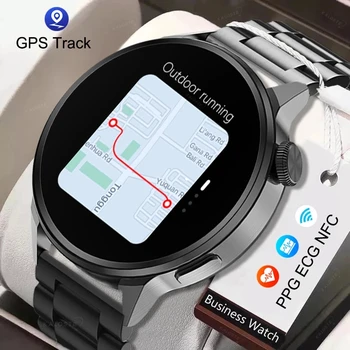 2022 Новые Смарт-часы с NFC Для Мужчин, Смарт-вызов по Bluetooth, Спортивные GPS-Трековые Умные Часы, Женские Умные Часы с сердечным ритмом, ЭКГ, PPG, Для ios И Android