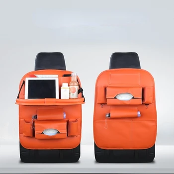 Складная Кожаная сумка для хранения автомобильных сидений, Автомобильная Сумка для хранения, Подвесная стойка