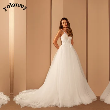 YOLANMY 3 Классических Свадебных платья для свадебных женщин 2023, Кружевное Vestidos De Novia Brautmode Прямая доставка