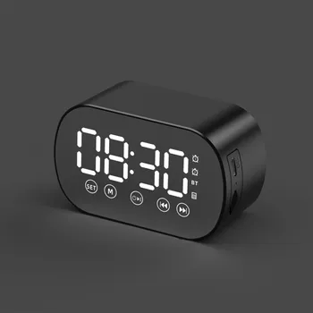 2023 Новый Беспроводной Динамик Bluetooth Наружный Динамик Аудио Зеркальные часы Будильник FM Беспроводной динамик Портативный Цена-Сюрприз
