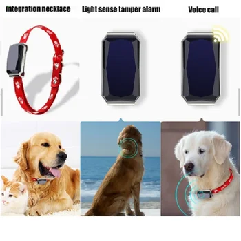 Отслеживание в режиме реального времени смарт Гео Фехтование Pet ошейник GPS трекер для собаки кошки RYDXTR-9