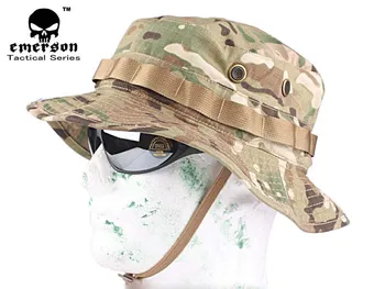 Камуфляжная охотничья шапка EMERSON USMC CP Boonie (мультикамера) Охотничьи кепки