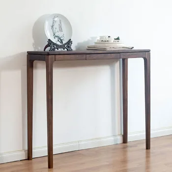 Минималистичный Винтажный дизайн приставного столика, современный японский Приставной столик, Маленький деревянный Прямоугольный столик, Басы Для домашней мебели De Salon